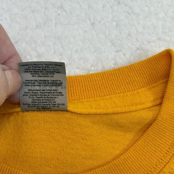 McDonald's Crispy Chicken Sandwich Employee Team Member T-Shirt Yellow Size S? - Picture 4 of 7